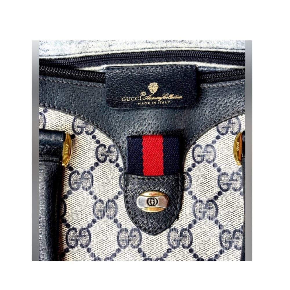 GUCCI VINTAGE BOSTON BAG - Picture 12 of 13